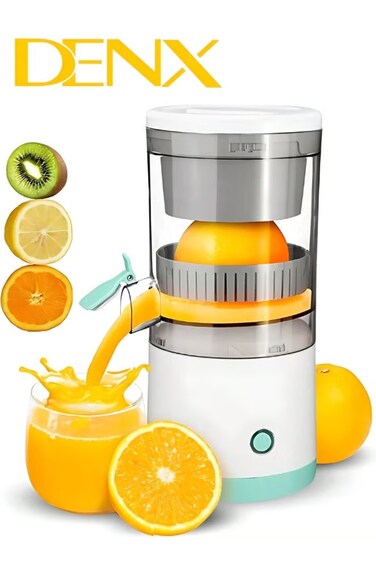 Denx Citrus عصارة, كهربائي orange عصارة مع قوي محرك و USB شحن كابل