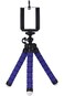 Primo Plus مرن Bendable Octopus شكل جوال هاتف Tripod أزرق