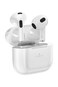 Primo Plus JR-T03S Plus بلوتوث 5.1 TWS Half في-أذن Earphones لاسلكي Earbuds أبيض