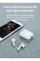 Primo Plus JR-T03S TWS Semi في-أذن Earphones لاسلكي Earbuds أبيض