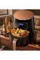 Primo Plus صحي هواء مقلاة, 8L, 2400W, زيت-مجاني, أسود