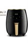 Primo Plus صحي هواء مقلاة, 8L, 2400W, زيت-مجاني, أسود