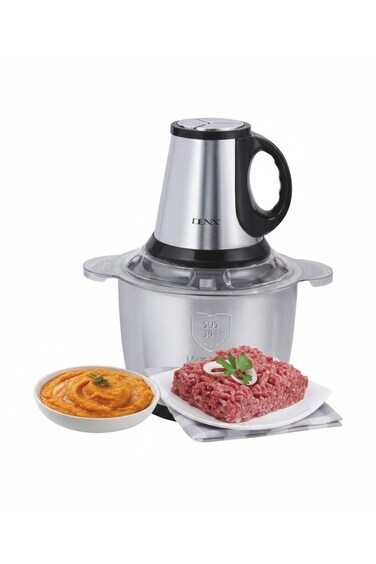 Denx 3L متعدد-وظيفة كهربائي لحم مطحنة, غير قابل للصدأ فولاذ مفرمة مع 4 شفرات, DX3206
