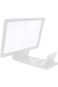 Primo Plus 3D شاشة Magnifier حامل Bracket لـ جوال هواتف أبيض