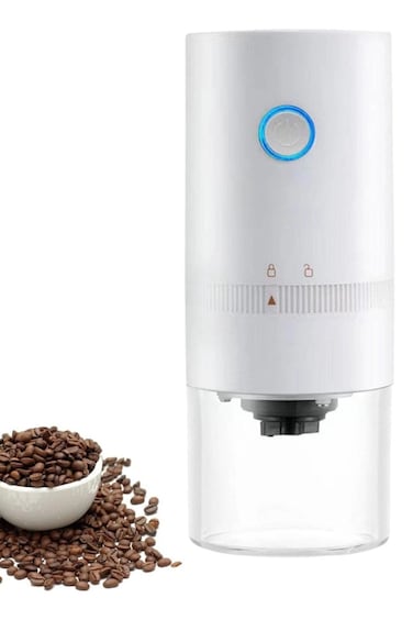 Primo Plus محمول كهربائي قهوة مطحنة - قابل لإعادة الشحن أوتوماتيكي قهوة Bean مطحنة Mill مع قابل للتعديل Coarseness لـ Espresso, Drip قهوة