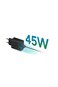 Primo Plus 45W شاحن متوافق مع جوال هواتف, يتميز بـ PD3.0 تقنية و USB-C منفذ
