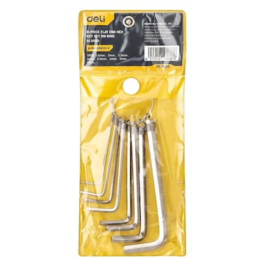 Hex Key Flat End 8Pcs Set