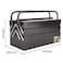 Metal Tool Box Double Hndl-3 layer