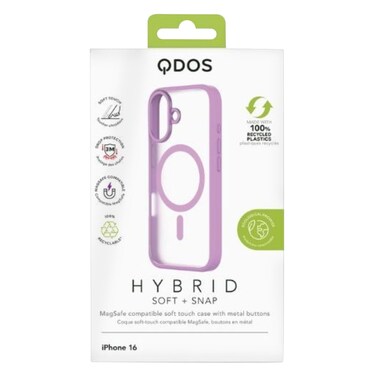 QDOS Case For iPhone 16, Pink