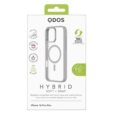 QDOS Case for iPhone 16 Pro Max, Natural
