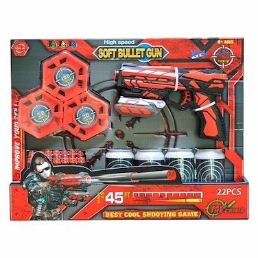 Tack Pro Soft Bullet Gun, Police Set