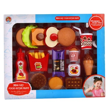 لعبة طقم متجر البرجر السعيد P2