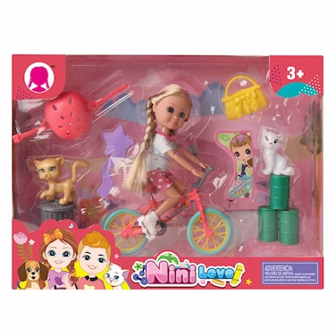 Mini Doll Bike with Accessories