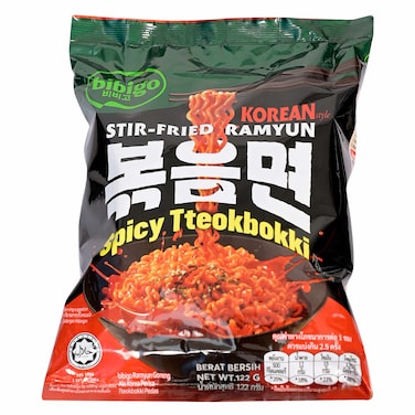 Bibigo Spicy Tteokbokki Ramyun 122g
