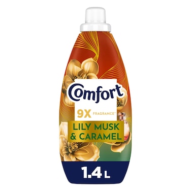 Comfort Concentrate Fabric Softener, Lily Musk &amp; Caramel, 1.4L