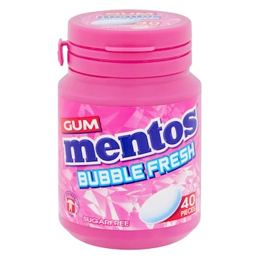 Mentos Gum Bottle Bubble Fresh 56g