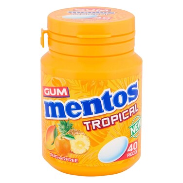 Mentos Sugar Free Tropical Gum 56g