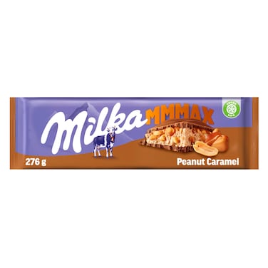 Milka Mmmax Peanut Caramel Chocolate Bar 276g