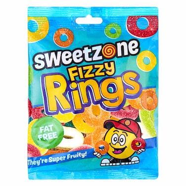 سويت زون حلوى جيلي فيزي رينجز 170 جرام