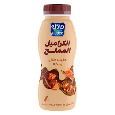Nadec Salted Caramel Flavored Fresh Milk 225ml