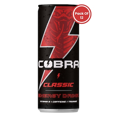 Cobra Classic Energy Drink 250ml x12