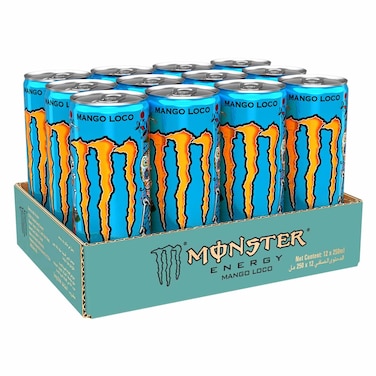 مونستر مشروب طاقة مانجو 250 مل × 12