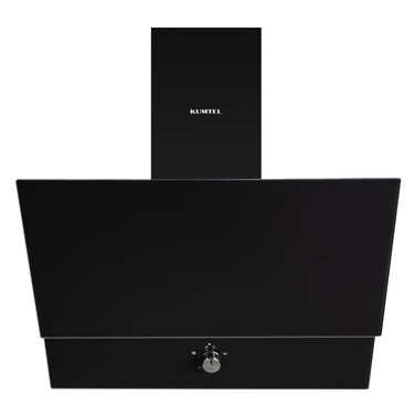 KUMTEL Black Cooker Hood 60cm with Knob Control