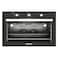 KUMTEL Built-in Black Glass Cooker 90x60