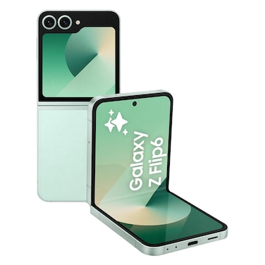 سامسونج جالاكسي زد فليب 6، 256 جيجابايت سعة الذاكرة الداخلية، ذاكرة وصول عشوائي (RAM) 12 جيجابايت، لون أخضر نعناعي