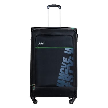 سكاي باج حقيبة سفر ترولي ناعمة مقاس 29 بوصة، أسود
