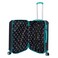 MNUK Hard Trolley Luggage 20 Inch Black