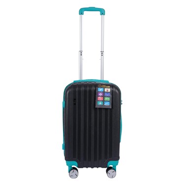 MNUK Hard Trolley Luggage 20 Inch Black