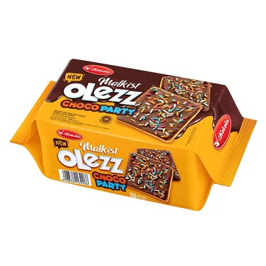 Kokola New Olezz Choco Party Cream Crackers With Chocolate Flavour And Sprinkles 100g
