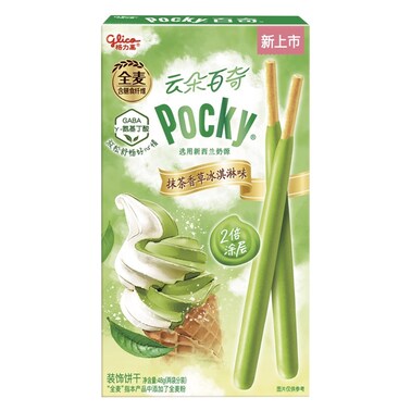 Pocky Vanilla Matcha Flavored Biscuit Sticks 48g