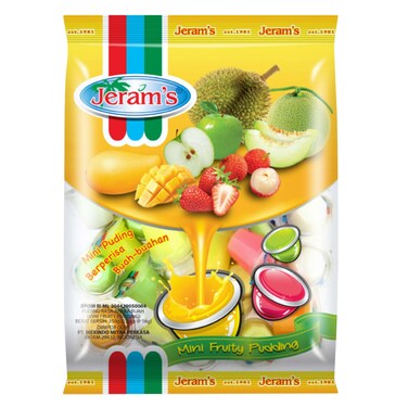 Jeram's Mini Fruity Pudding Mixed Flavors 350g