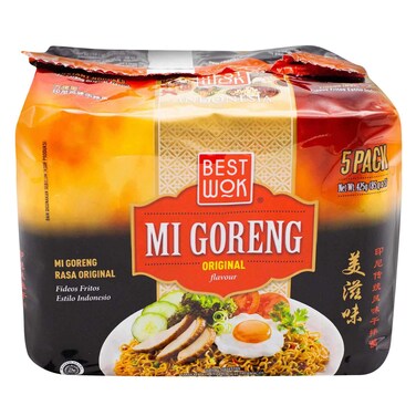 Best Wok - Original Fried Noodles Mi Goreng 85g x5