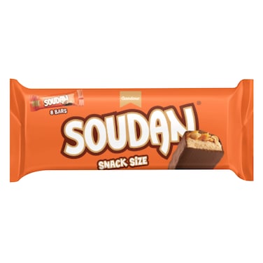Soudan Caramel Milk Chocolate With Nouget And Peanuts Snack Size Multipack 248g