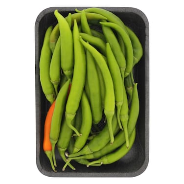 فلفل حار هندي أخضر عبوة 500 جرام