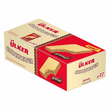 Ulker Chocowafer With Hazelnut Flavor 25g x12
