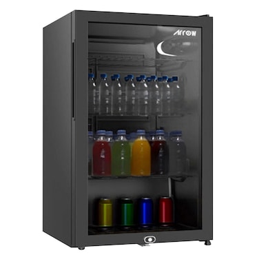 Arrow RO-140SCH Cooling Showcase Refrigerator 132L Black
