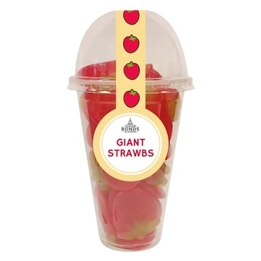 Bonds Of London - Giant Strawberry Candy Cup 260g