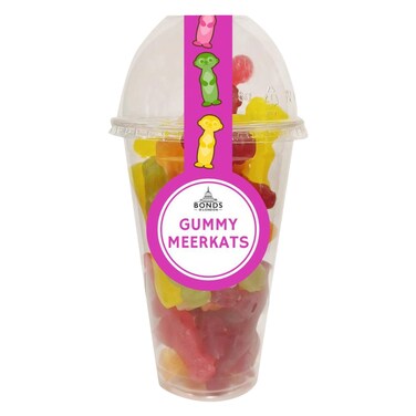 Bonds Of London Gummy Meerkats Candy Cup 215g