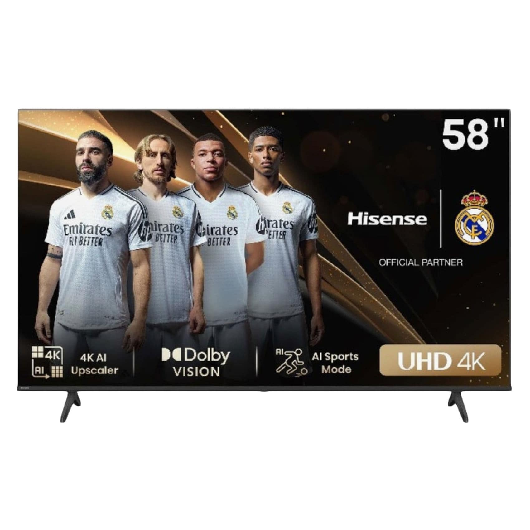 Buy Hisense 58A6N Ultra HD 4K Vidaa Smart LED TV 58 Inch Black Online ...