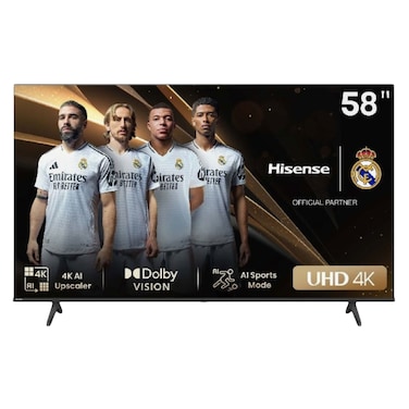 Hisense 58A6N 4K Ultra HD Vidaa Smart LED TV 58 Inch Black