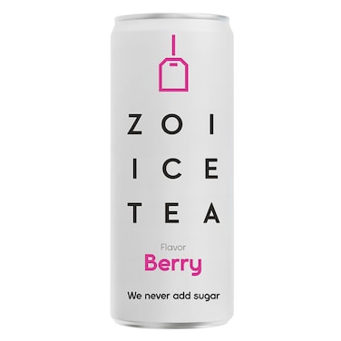 Zoi Berry Flavored Iced Tea - 0% Added Sugar &ndash; 320 ml