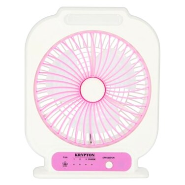Geepas Krypton Rechargeable Table Fan 8inch With LED