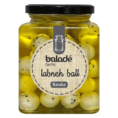 Balade Labneh Balls With Black Sesame Seeds Mini