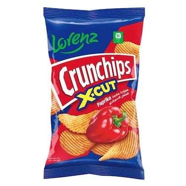 لورينز شرائح بطاطس كرانشيبس إكس كت بابريكا 85 جرام