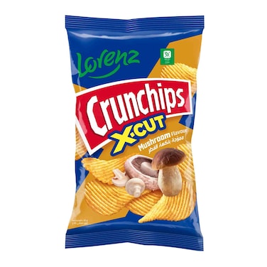 Lorenz Crunchips X-Cut Potato Chips Mushroom 85g