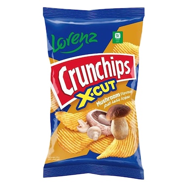 Lorenz Crunchips X-Cut Potato Chips Mushroom 85g